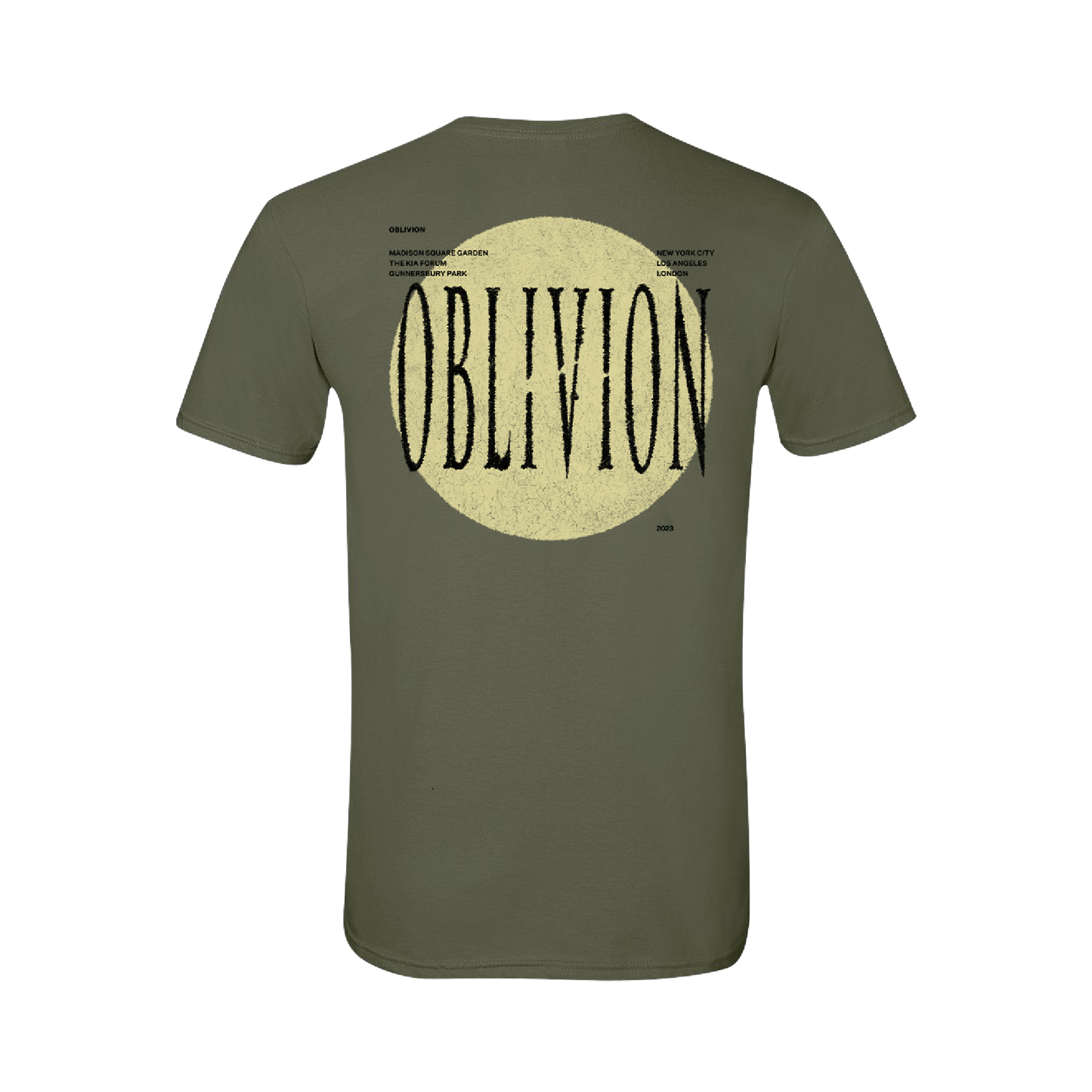 Green OBLIVION Circle T-Shirt